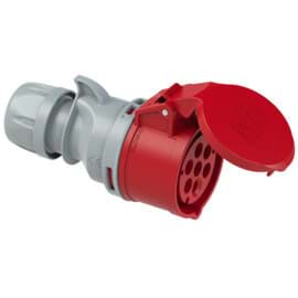 Picture of CEE koppeling 7p  32A 400V 6h rood IP44 PCE