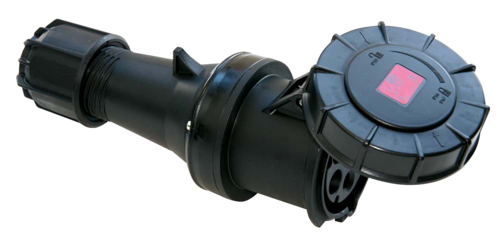 Bild von CEE koppeling 5p  63A 400V 6h zwart IP67 PCE