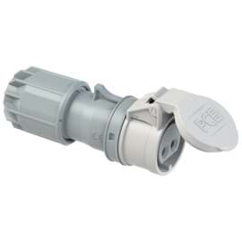 Bild von CEE koppeling 2p  32A  42V 12h wit IP44 PCE