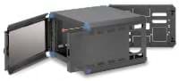 Bild von wandkast 19inch  6HE D540 2 secties+glasdeur+uitneembaar zijpaneel