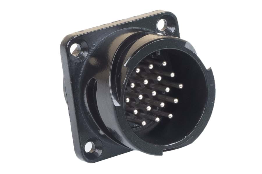 Picture of PA-COM 20A48 19p panel w/out nut male