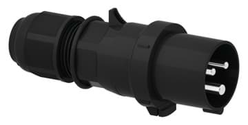 Picture of CEE steker 3p  16A 230V 6h zwart IP44 Bals EVENT QuickConnect