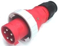 Picture of CEE steker 5p  63A 400V 6h rood IP67 Bals EVENT schroef