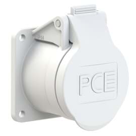 Bild von CEE wcd-inbouwRecht 2p  16A 42V 12h wit 55x55mm IP44 PCE