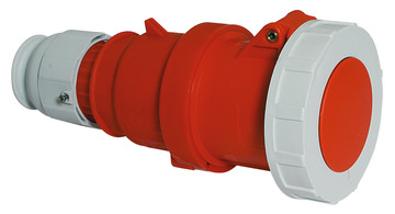 Picture of CEE koppeling 4p  63A 400V 6h rood IP67 Bals schroef