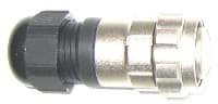 Picture of cable connector with nut 14V female d4.5-10 nickel