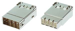 Picture of Han module GigaBit insrt male krimp