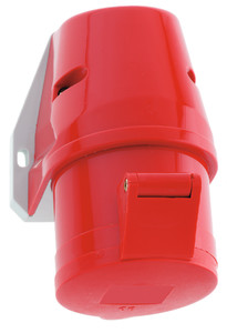 Picture of CEE wcd-opbouw 4p  16A 400V 6h rood IP44 Bals QuickConnect