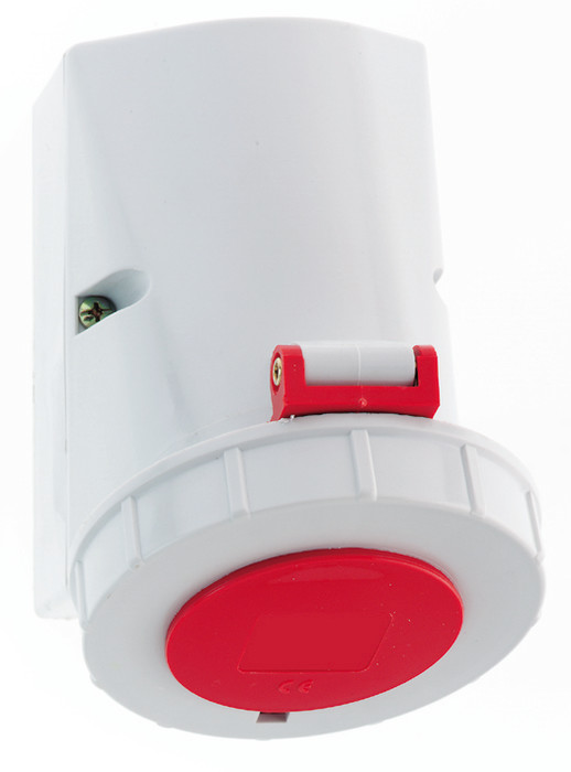 Picture of CEE wcd-doorvoer 5p  16A 400V 6h rood IP67 Bals schroef