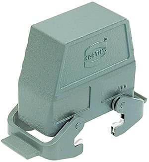 Picture of Han 10B-2LOCK koppelhuis hoog zij-invoer PG29 zonder rubber grijs