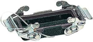 Picture of Han 16B-2LOCK kap tbv kabelhuis [metaal] zwart Han-16M