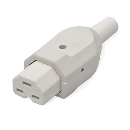 Picture of IEC C21 16A 200gr connector bus duroplast wit Kalthoff