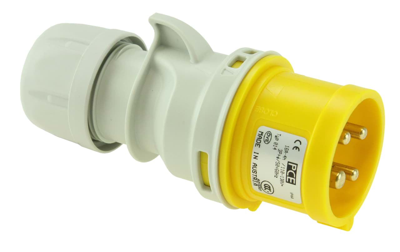 Bild von CEE steker 4p  16A 110V 4h geel IP44 PCE