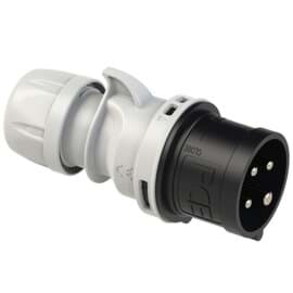 Bild von CEE steker 4p  16A 500V 7h zwart IP44 PCE