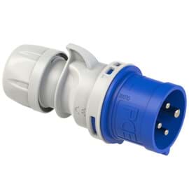 Bild von CEE steker 4p  16A 230V blauw 9h IP44 PCE