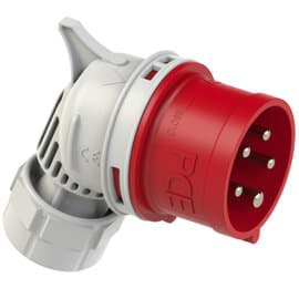 Bild von CEE steker 5p  16A 400V 6h rood IP44 haaks PCE