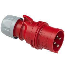 Bild von CEE steker 4p  32A 400V 6h rood IP44 PCE
