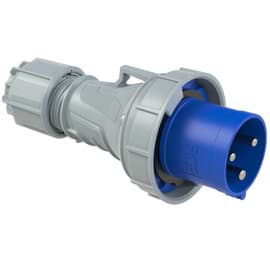 Picture of CEE steker 3p  63A 230V 6h blauw IP67 PCE