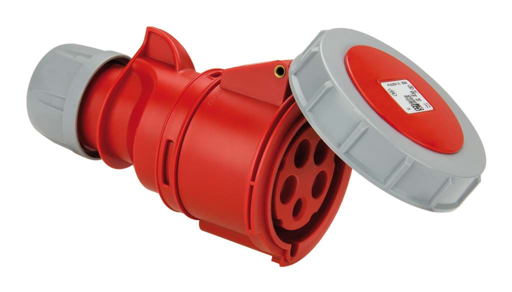 Picture of CEE koppeling 5p  16A 400V 6h rood IP67 PCE
