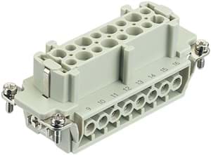 Picture of Han 16B insert E 16p female schroef