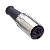 Picture of DIN 5p 180gr kabeldeel female, metaal