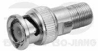 Afbeelding van adapter BNC male/F female