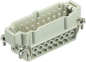 Picture of Han 16B insert E 16p male schroef