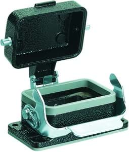 Afbeelding van Han  6B-1LOCK aanbouw + kap-metaal zwart Han-6M