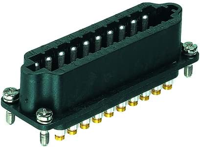 Bild von Han 16A insert Staf 20p male schroef
