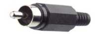 Picture of RCA steker pvc zwart/zwart