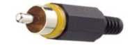 Picture of RCA steker pvc zwart/geel