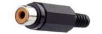 Picture of RCA contra pvc zwart/zwart