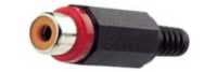 Picture of RCA contra pvc zwart/rood