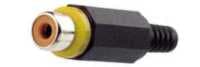 Picture of RCA contra pvc zwart/geel
