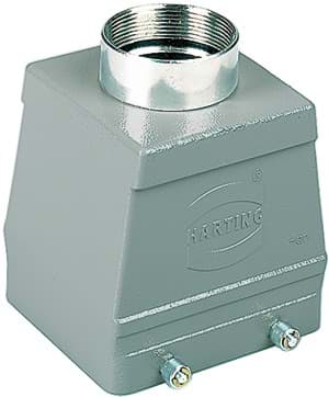 Picture of Han 32B-2LOCK kabelhuis hoog top-invoer PG36 grijs
