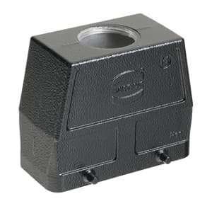 Picture of Han 16B-2LOCK kabelhuis hoog top-invoer M32 zwart