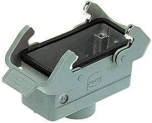 Picture of Han 10B-2LOCK koppelhuis laag top-invoer M20 grijs
