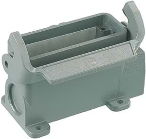 Bild von Han 16A-1LOCK opbouw laag 1xPG16 grijs