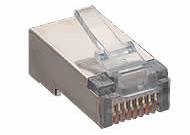 Picture of RJ45 connector CAT5e FTP AWG24/26 solid/stranded d=5…6mm