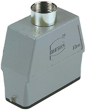 Bild von Han 16A-1LOCK kabelhuis-hoog top-invoer PG21 grijs