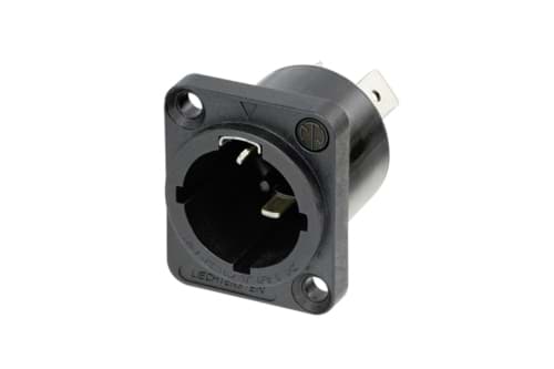 Afbeelding van powerCON TRUE1 paneelmontage -D- 2p+PE pen PCB IP65 TOP