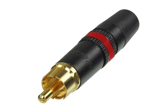 Bild von RCA steker goud/zwart/rood NYS