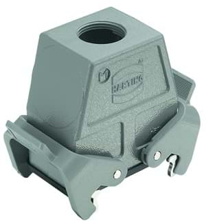 Picture of Han 10B-2LOCK koppelhuis hoog top-invoer M25 grijs