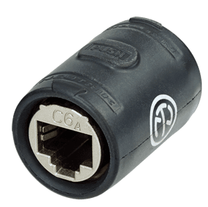 Picture of etherCON RJ45 koppeladapter CAT6A IP65