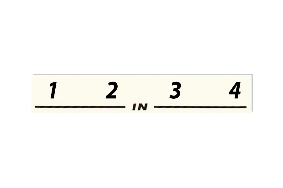 Bild von stagebox NSB Label 1-4 IN