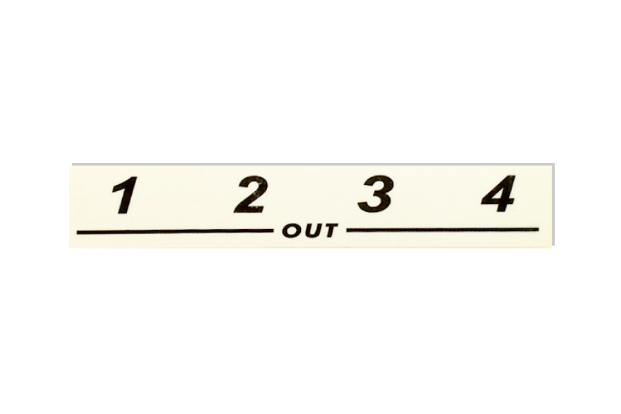 Bild von stagebox NSB Label 1-4 OUT