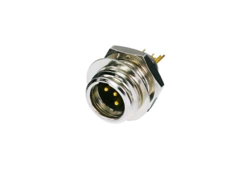 Picture of TINY XLR chassis 4p male nikkel