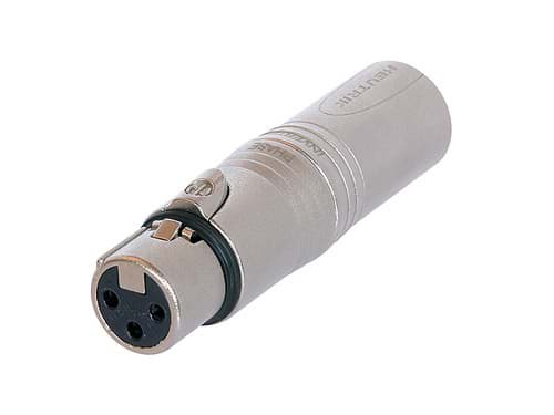 Picture of adapter XLR-3p-female <> XLR-3p-male