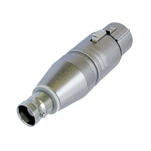 Picture of adapter XLR-3p-female <> BNC female