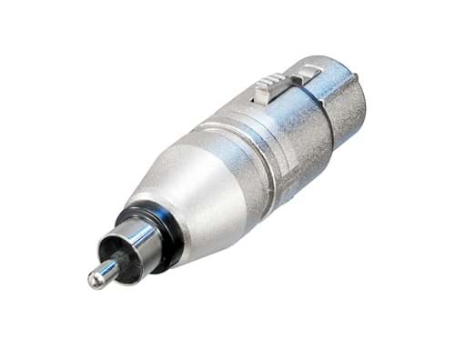 Picture of adapter XLR-3p-female <> RCA male
